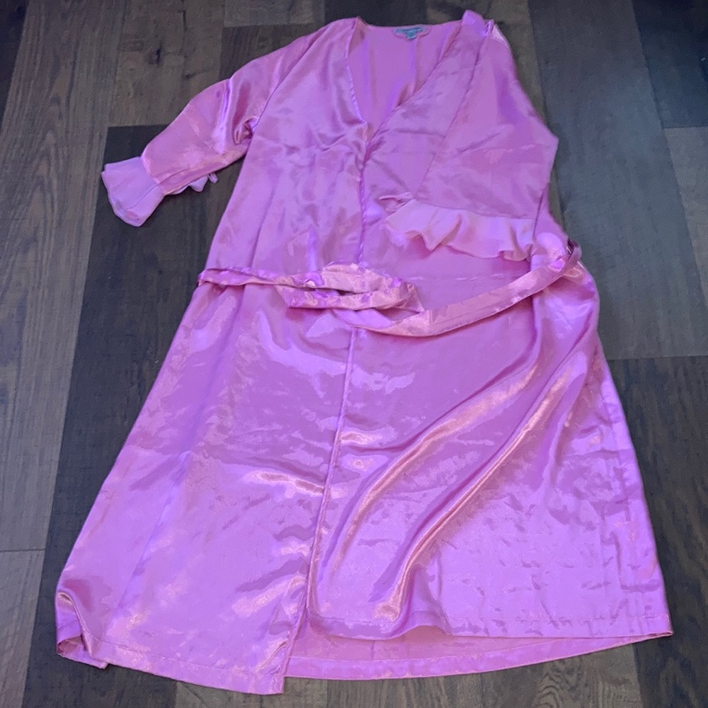 MORGAN TAYLOR INTIMATES PINK WOMENS ROBE